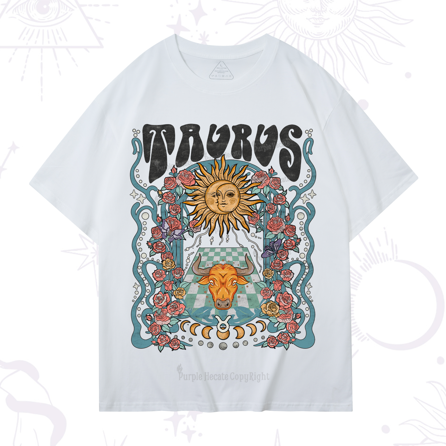 Purplehecate Taurus Spirit Zodiac T-Shirt