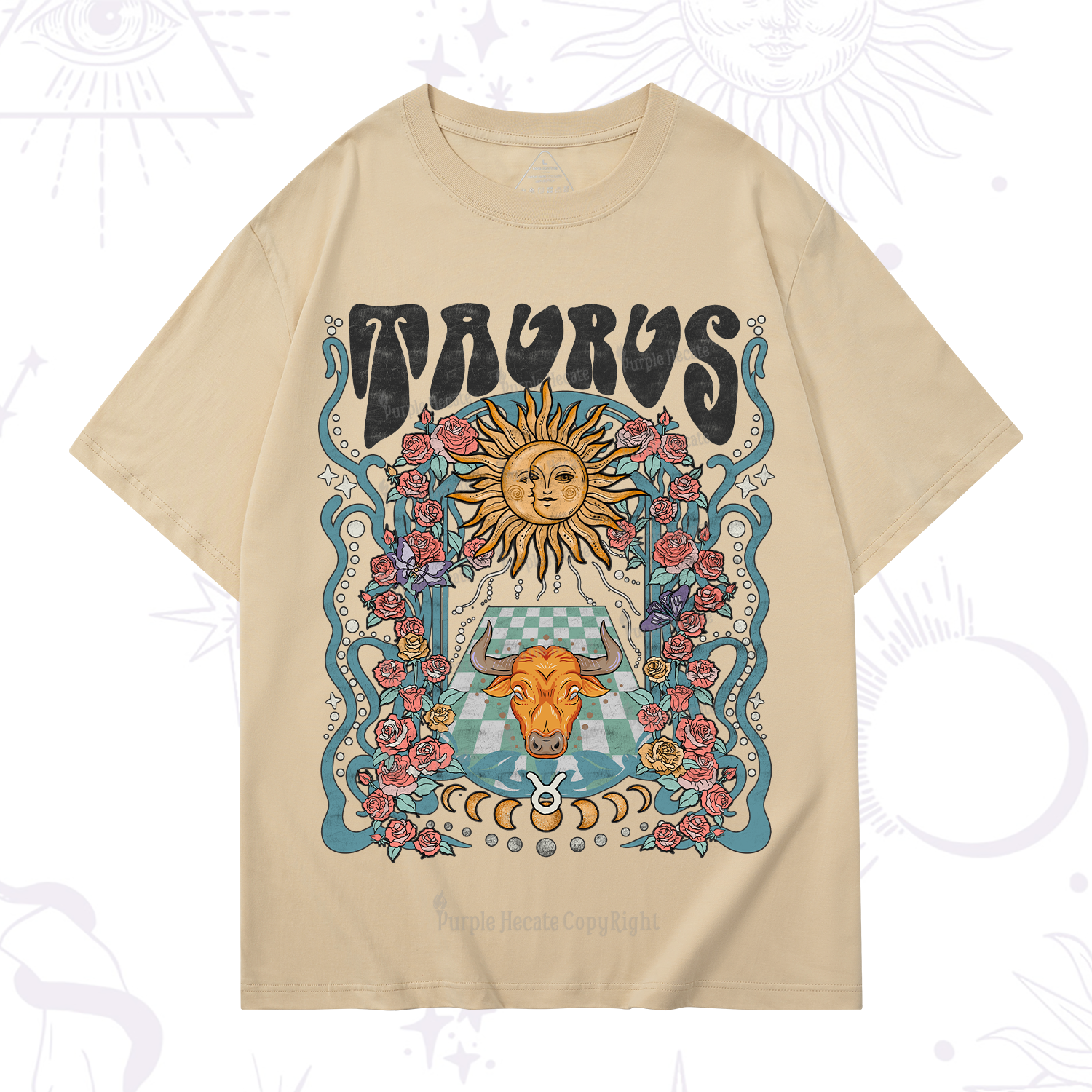 Purplehecate Taurus Spirit Zodiac T-Shirt