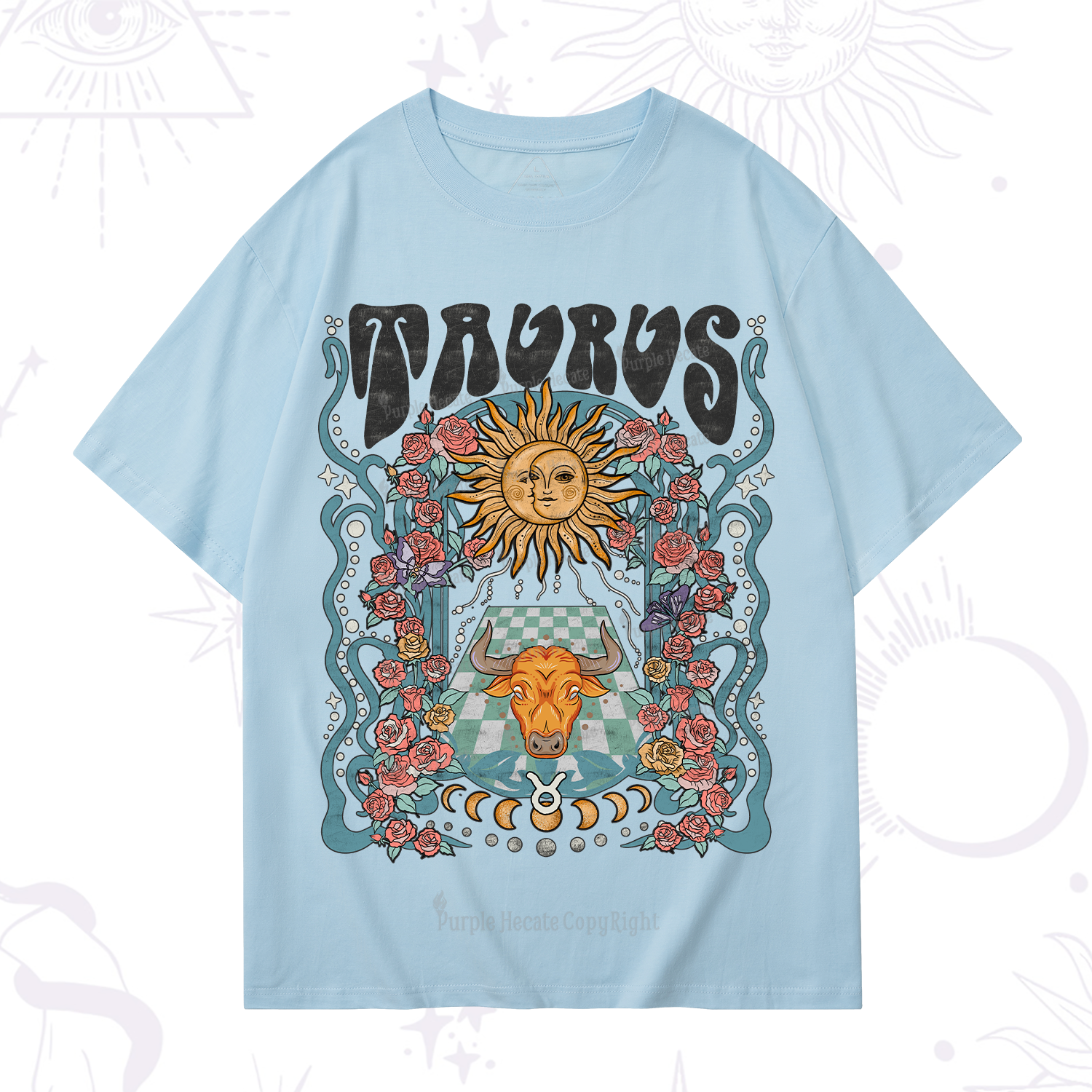 Purplehecate Taurus Spirit Zodiac T-Shirt