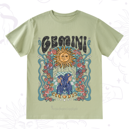 Purplehecate Gemini Spirit Zodiac T-Shirt