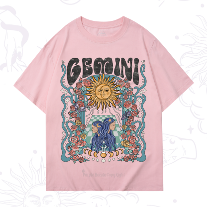 Purplehecate Gemini Spirit Zodiac T-Shirt