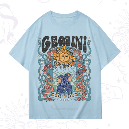 Purplehecate Gemini Spirit Zodiac T-Shirt