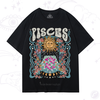Purplehecate Pisces Spirit Zodiac T-Shirt