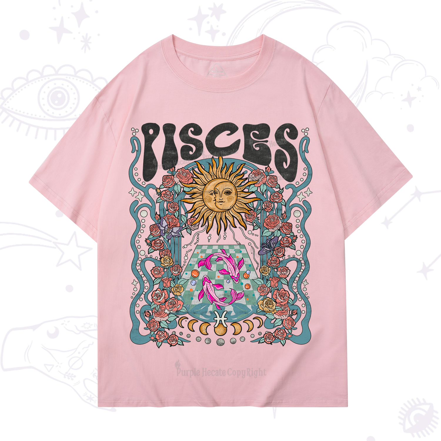 Purplehecate Pisces Spirit Zodiac T-Shirt