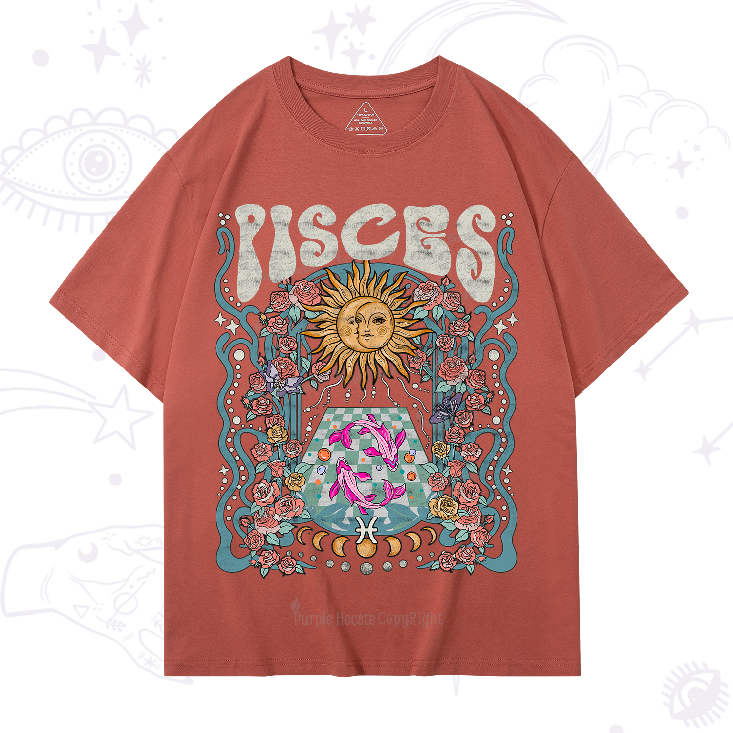 Purplehecate Pisces Spirit Zodiac T-Shirt
