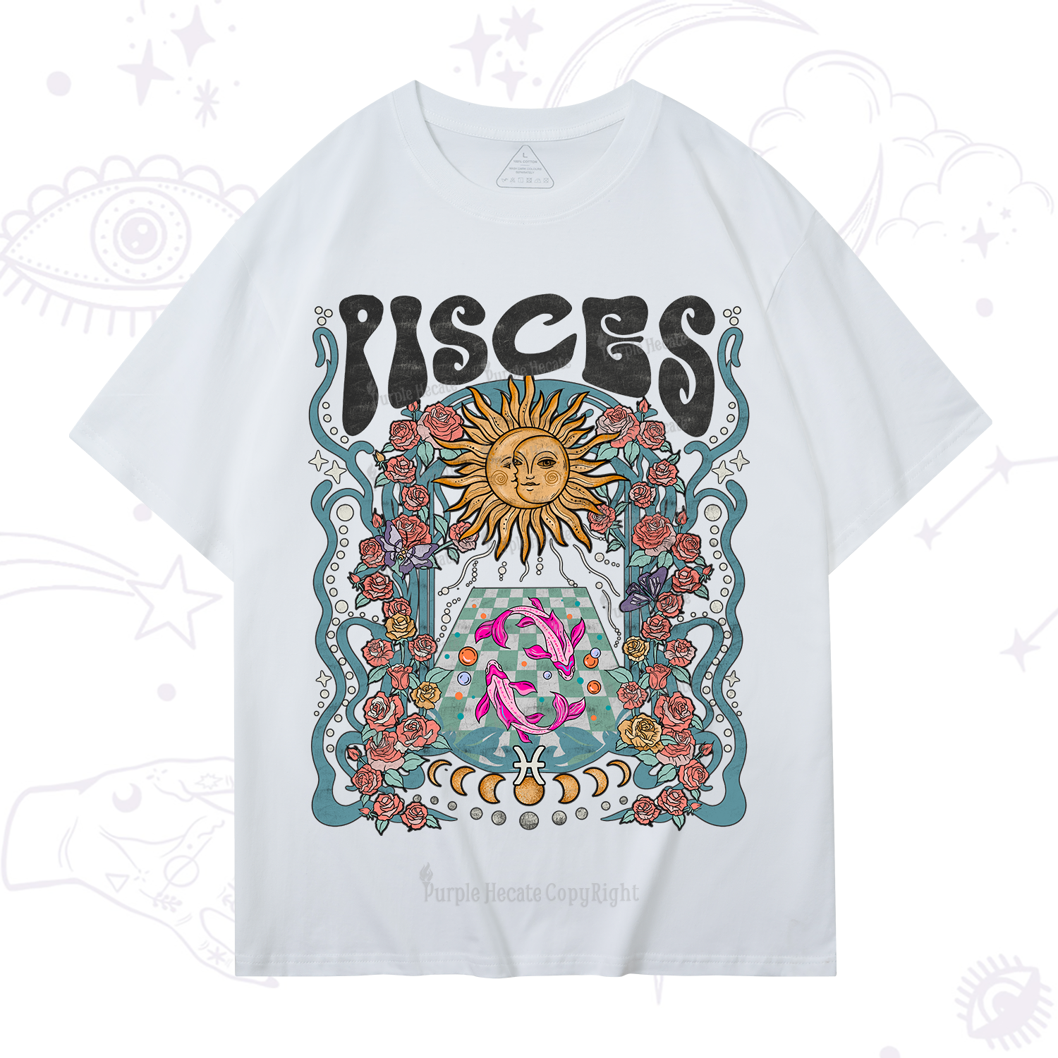 Purplehecate Pisces Spirit Zodiac T-Shirt