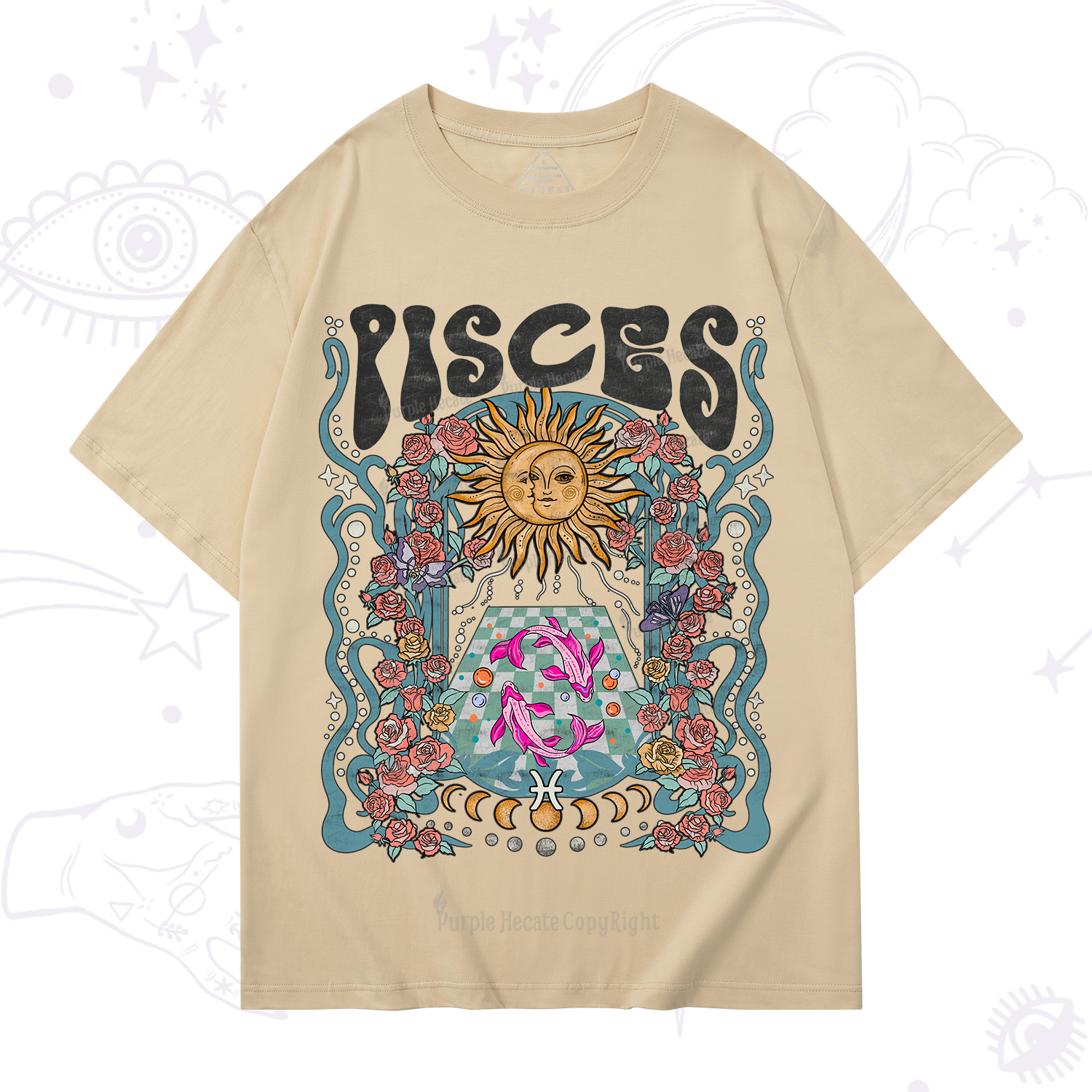 Purplehecate Pisces Spirit Zodiac T-Shirt