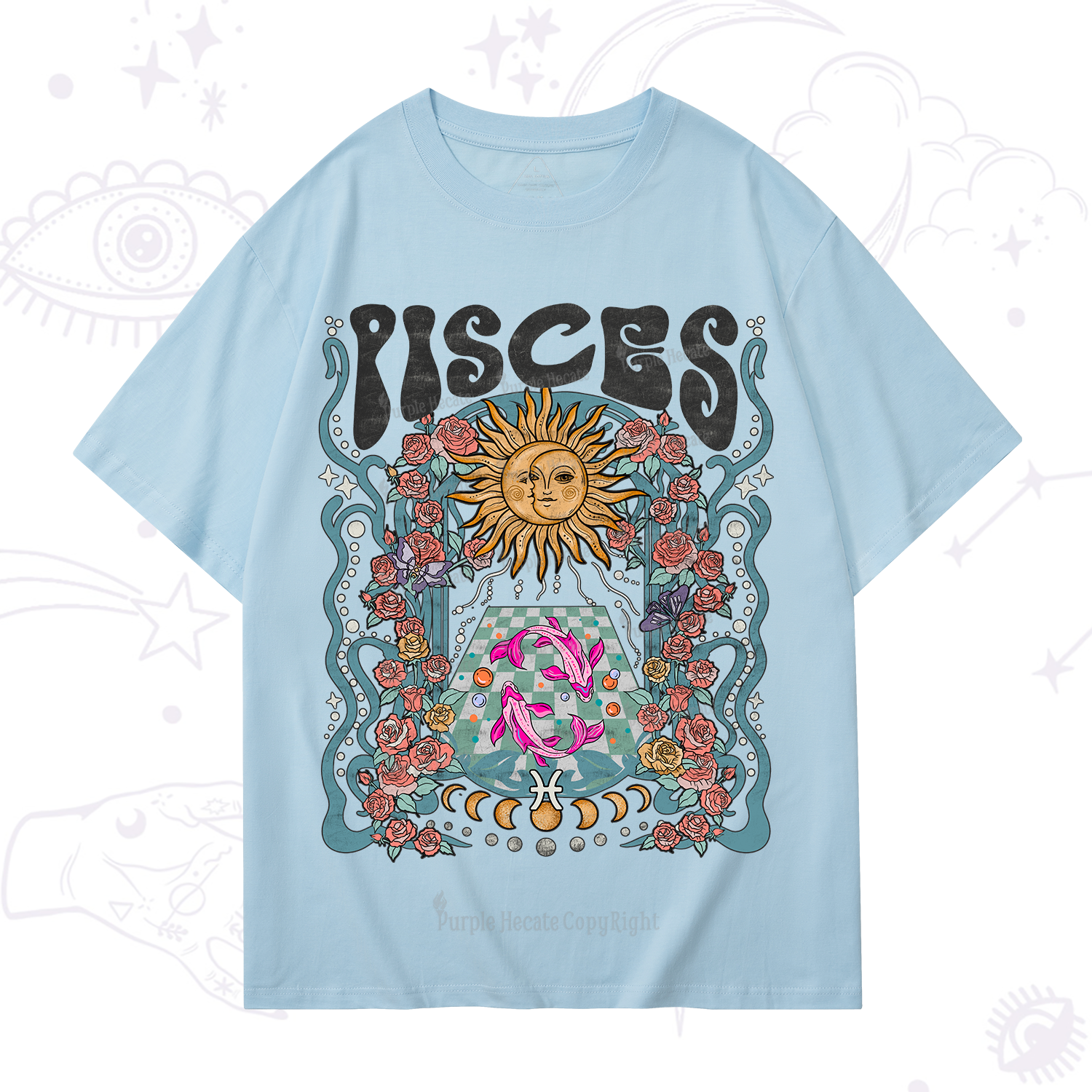 Purplehecate Pisces Spirit Zodiac T-Shirt