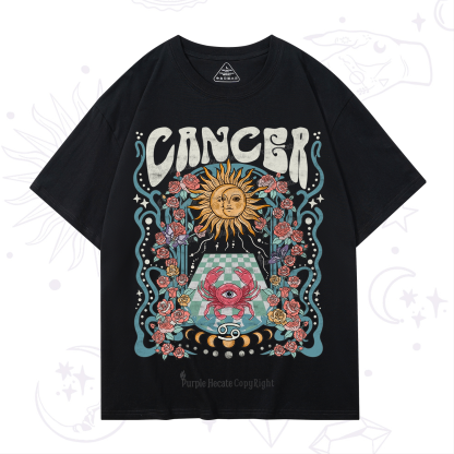 Purplehecate Cancer Spirit Zodiac T-Shirt