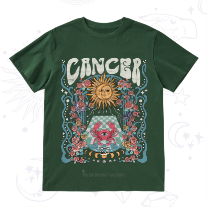Purplehecate Cancer Spirit Zodiac T-Shirt