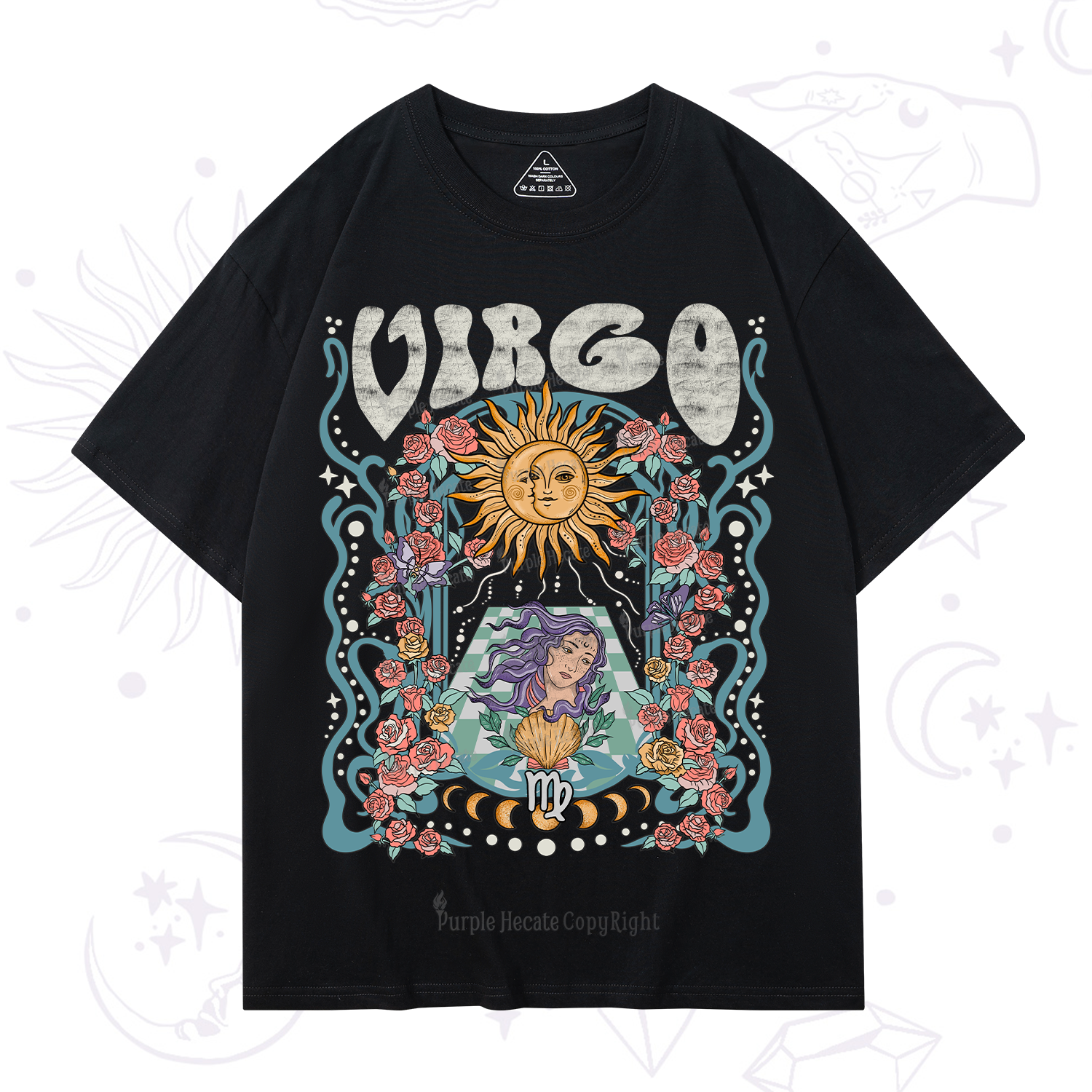 Purplehecate Virgo Spirit Zodiac T-Shirt