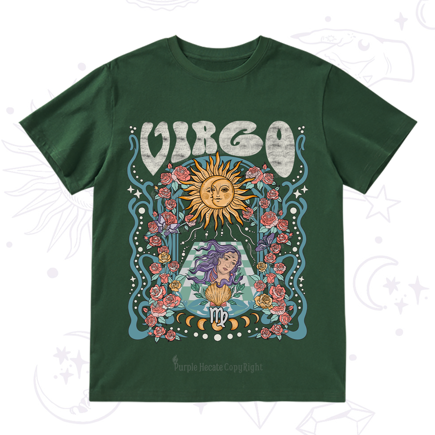 Purplehecate Virgo Spirit Zodiac T-Shirt