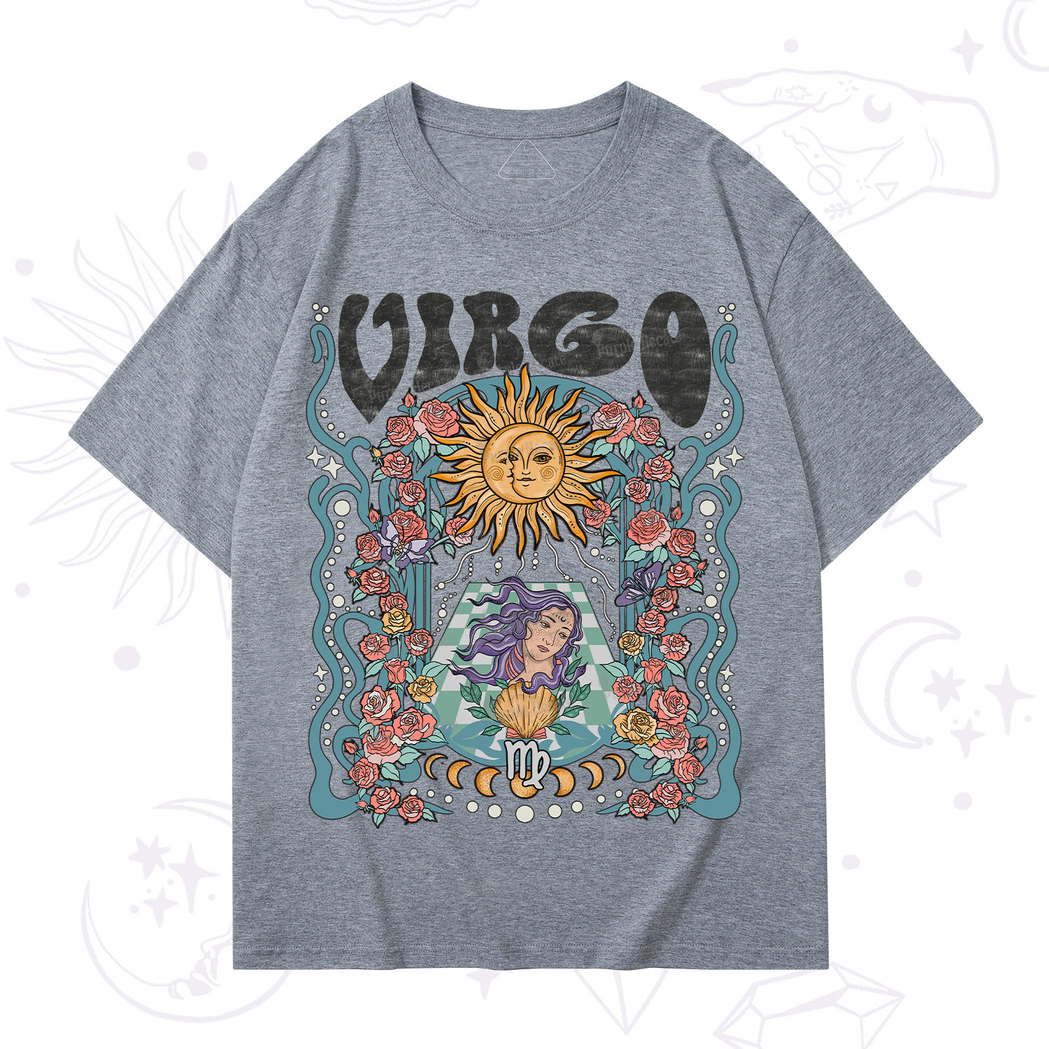 Purplehecate Virgo Spirit Zodiac T-Shirt