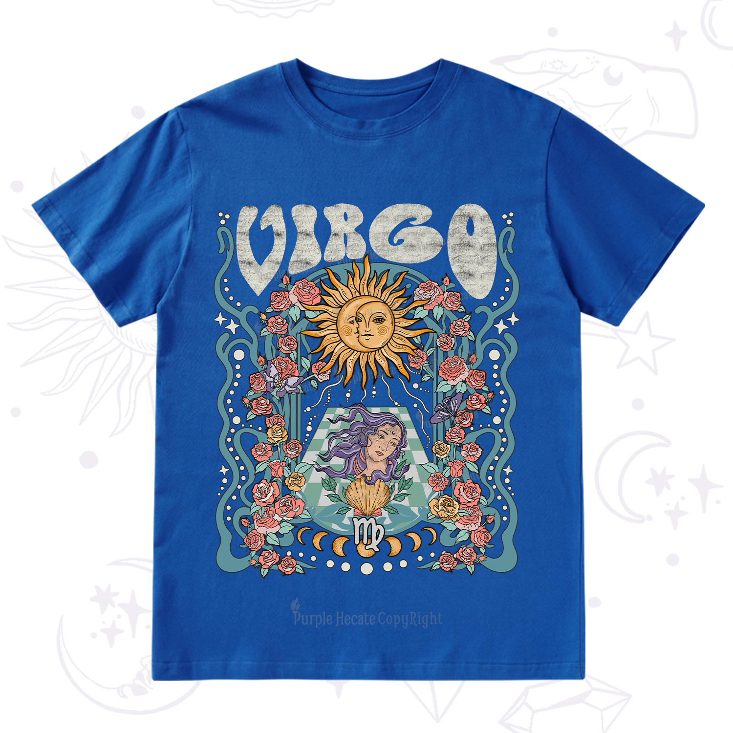 Purplehecate Virgo Spirit Zodiac T-Shirt