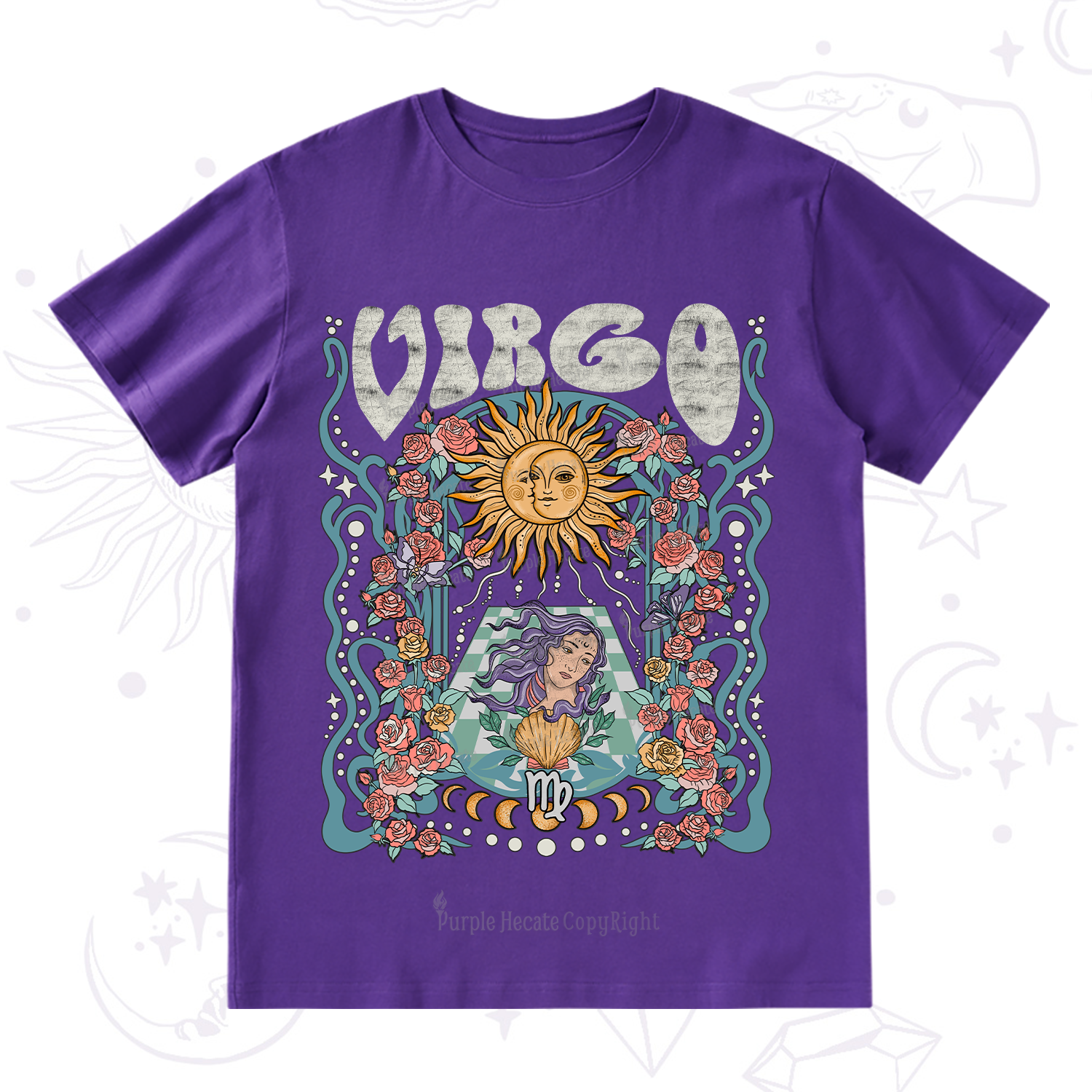 Purplehecate Virgo Spirit Zodiac T-Shirt