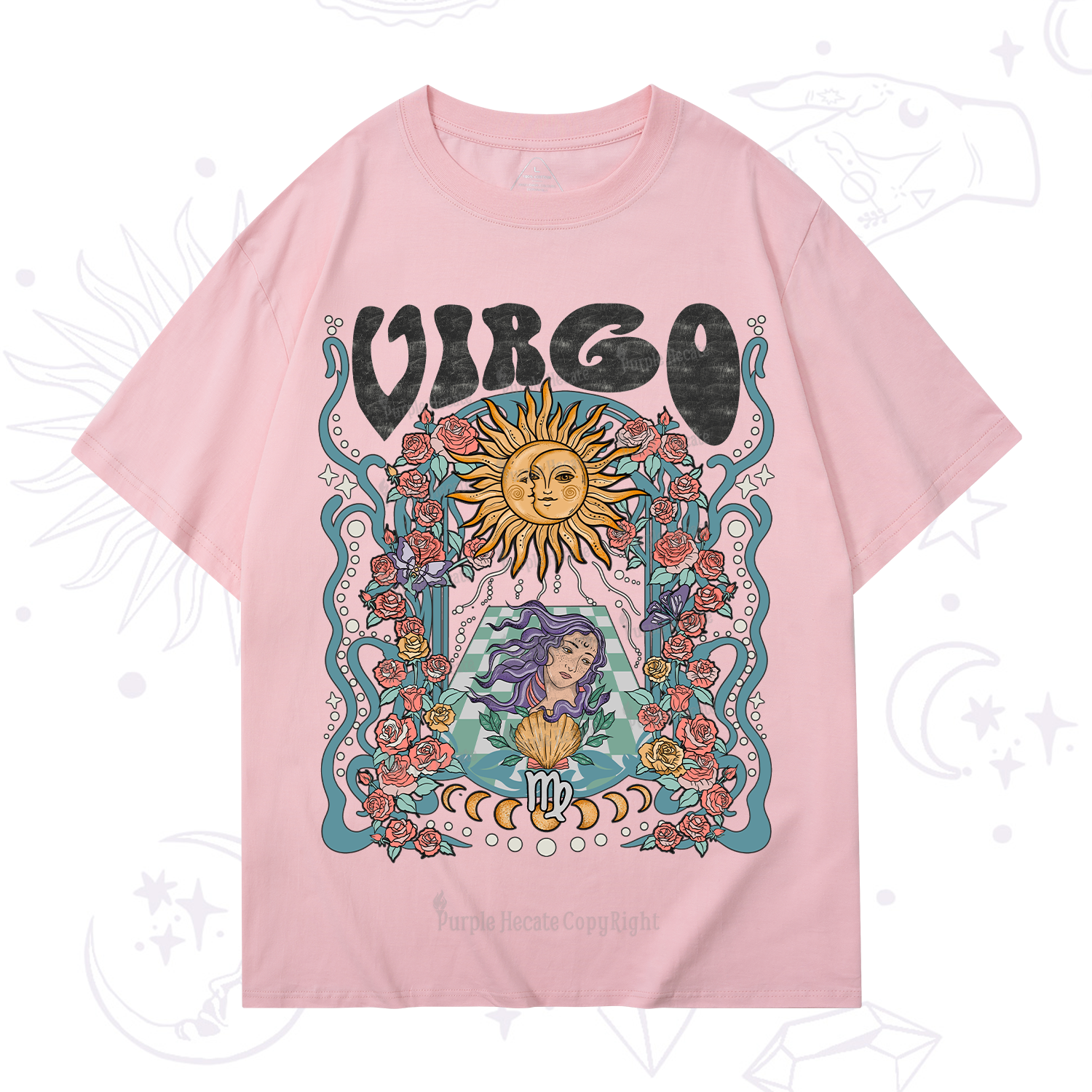 Purplehecate Virgo Spirit Zodiac T-Shirt