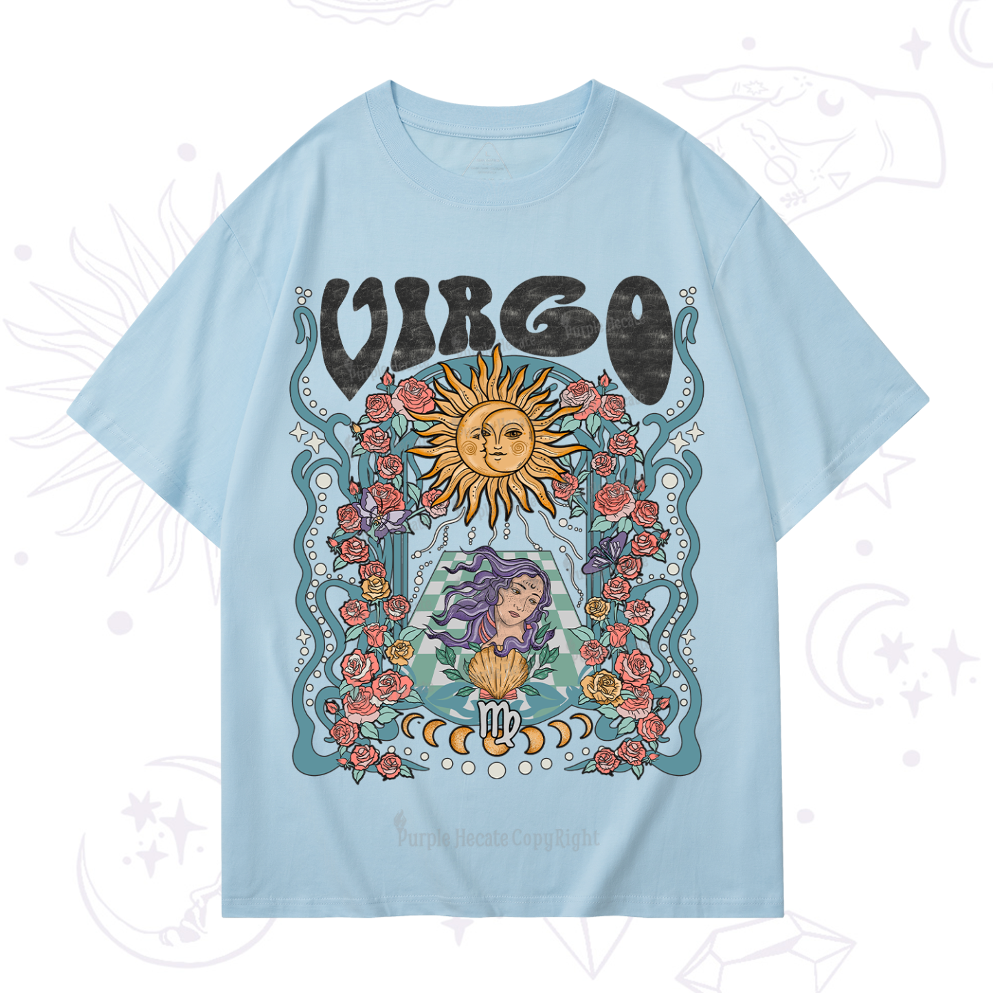 Purplehecate Virgo Spirit Zodiac T-Shirt