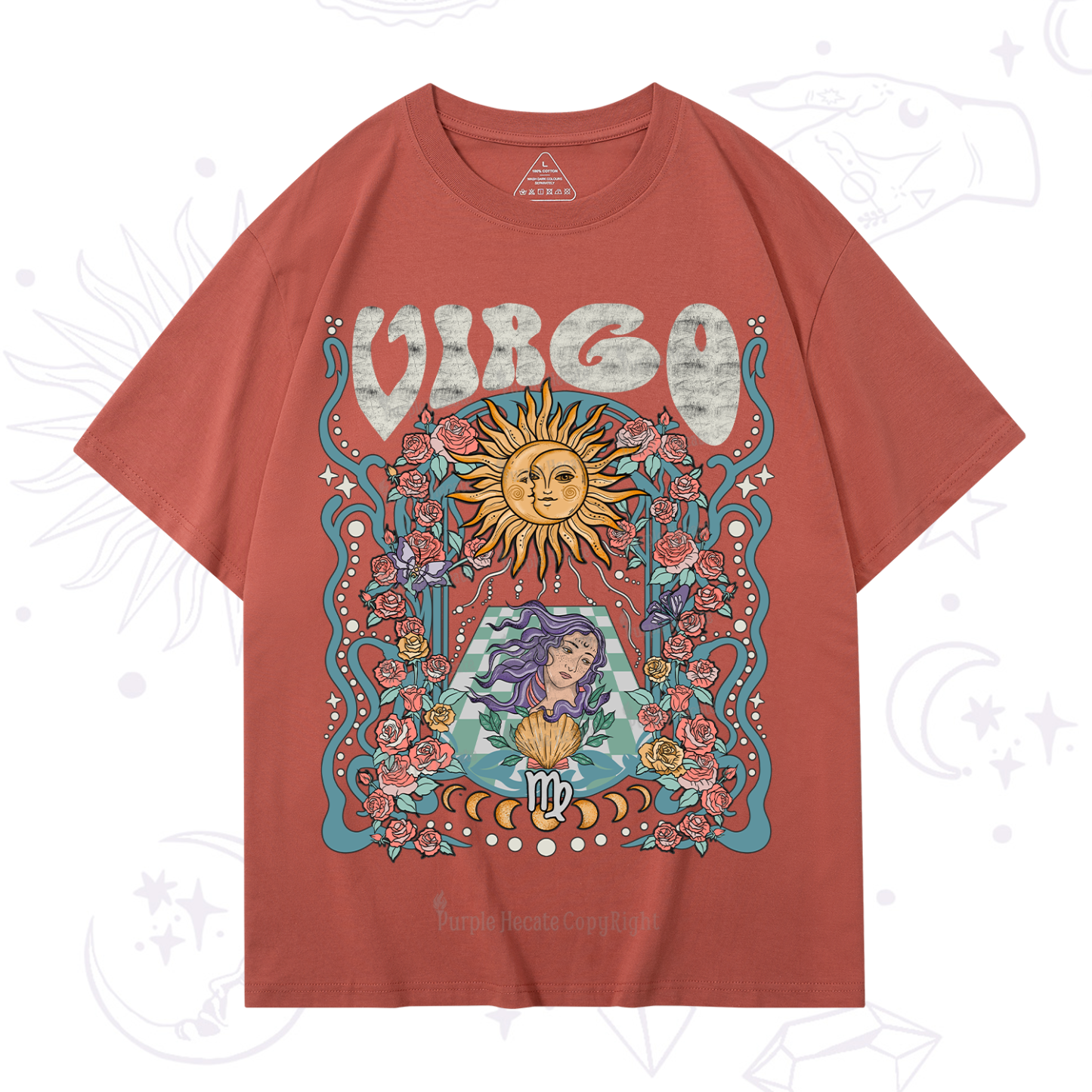 Purplehecate Virgo Spirit Zodiac T-Shirt