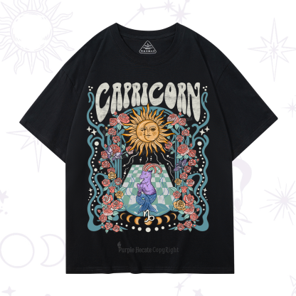 Purplehecate Capricorn Spirit Zodiac T-Shirt