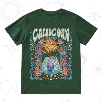Purplehecate Capricorn Spirit Zodiac T-Shirt