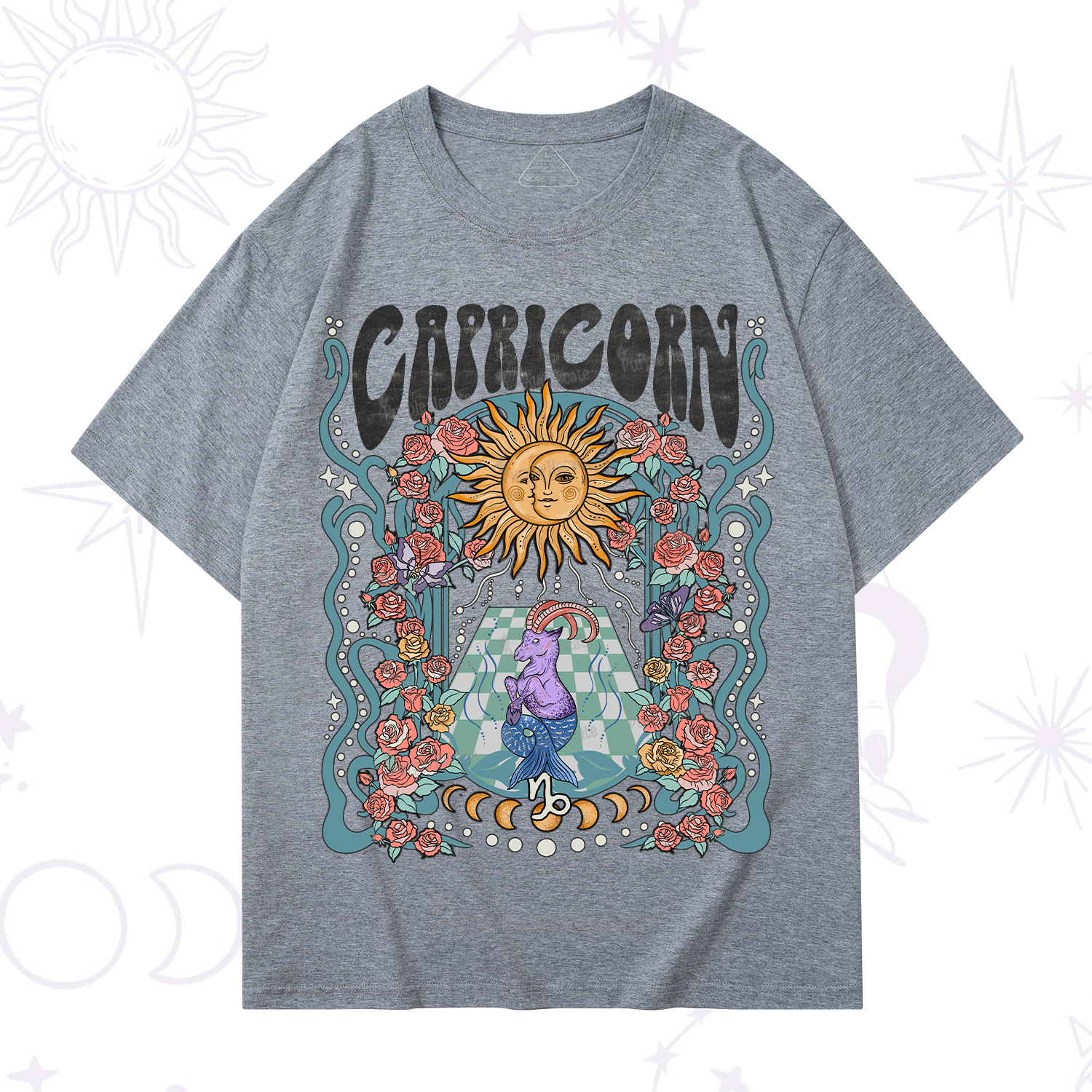 Purplehecate Capricorn Spirit Zodiac T-Shirt