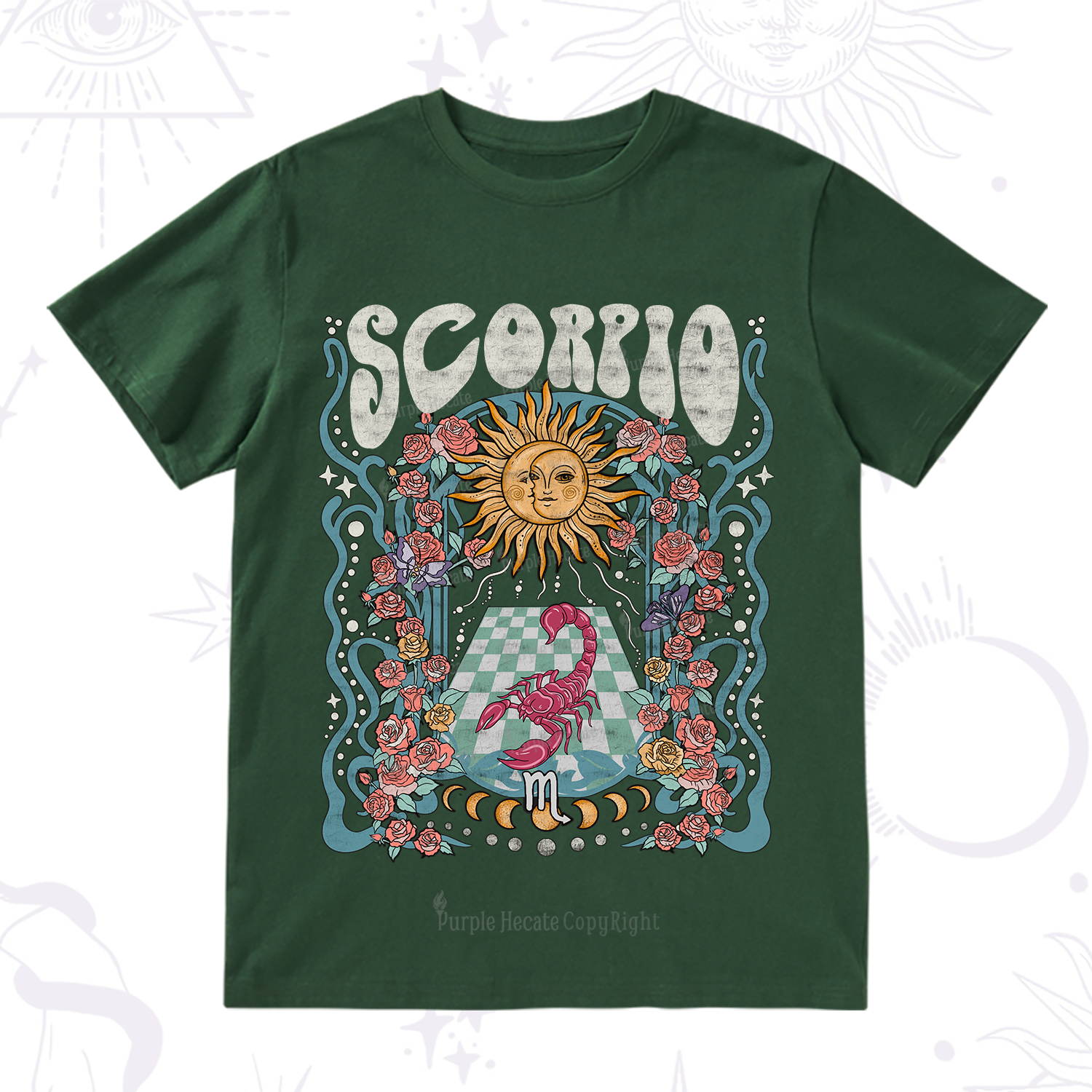 Purplehecate Scorpio Spirit Zodiac T-Shirt
