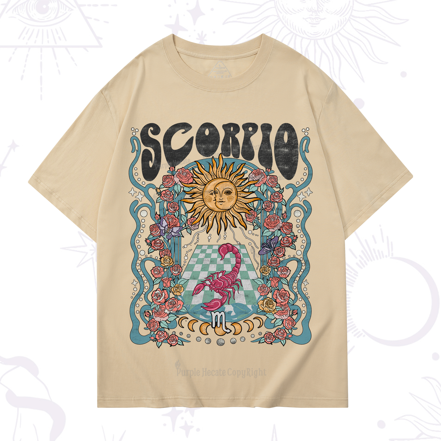 Purplehecate Scorpio Spirit Zodiac T-Shirt