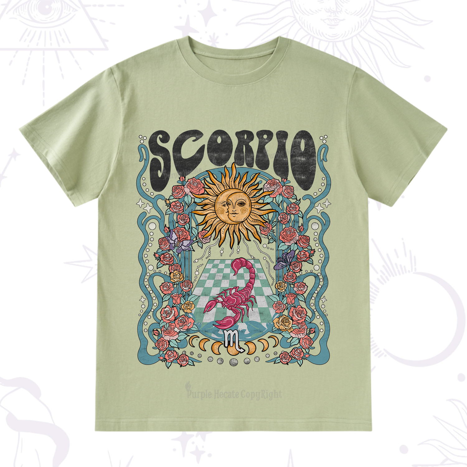 Purplehecate Scorpio Spirit Zodiac T-Shirt