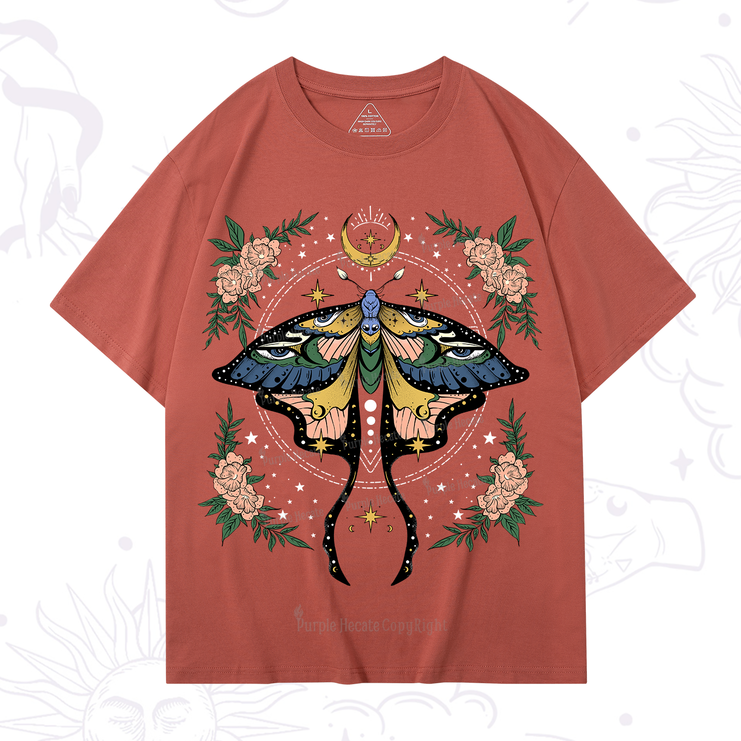 Purplehecate Mystical Moth T-Shirt