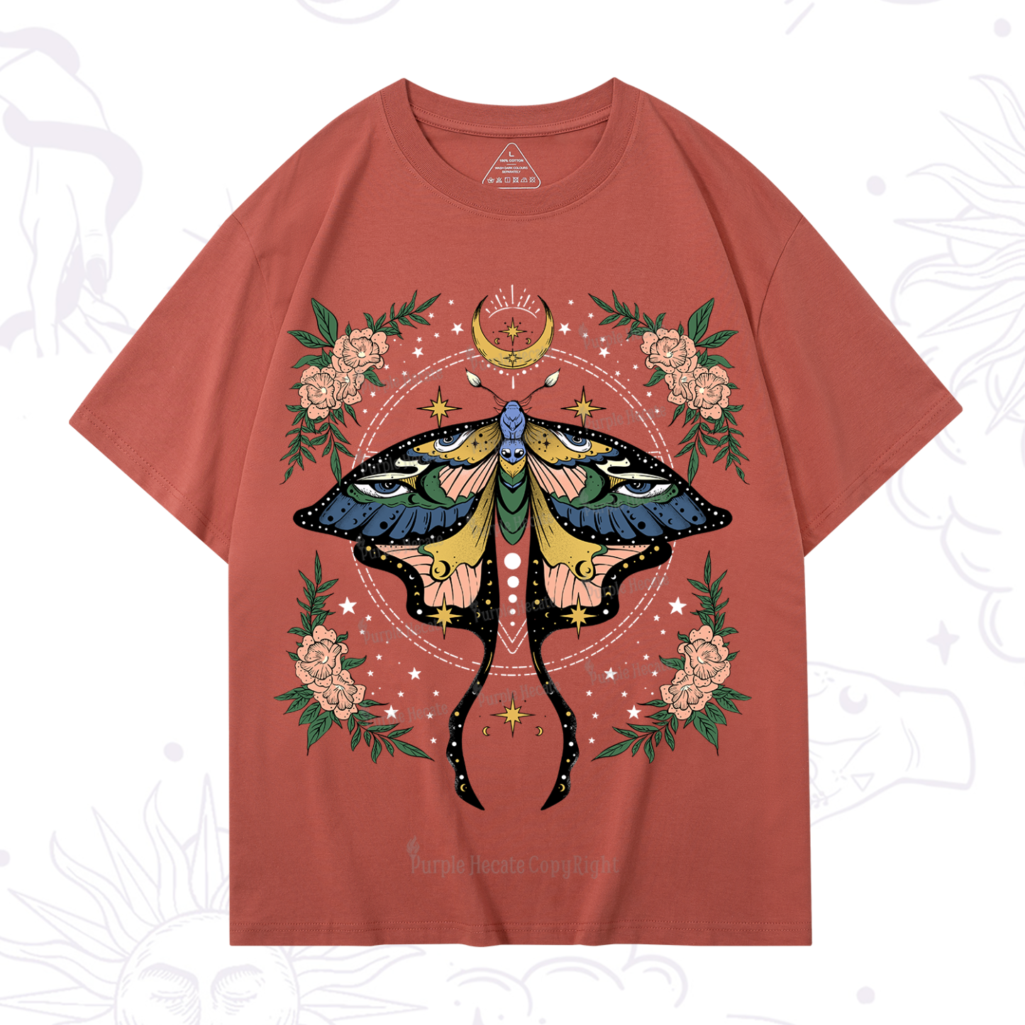 Purplehecate Mystical Moth T-Shirt