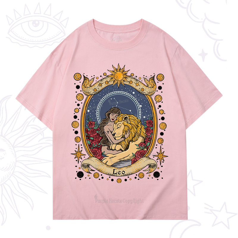Purplehecate Celestial Leo Zodiac T-Shirt