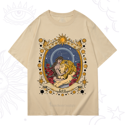 Purplehecate Celestial Leo Zodiac T-Shirt