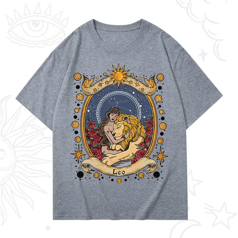 Purplehecate Celestial Leo Zodiac T-Shirt