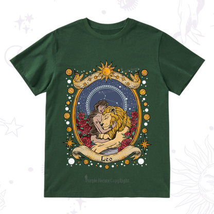 Purplehecate Celestial Leo Zodiac T-Shirt