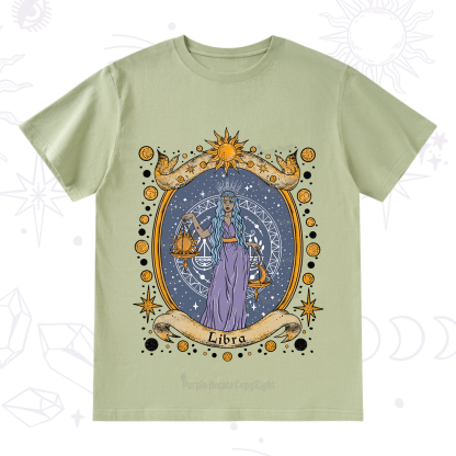 Purplehecate Celestial Libra Zodiac T-Shirt