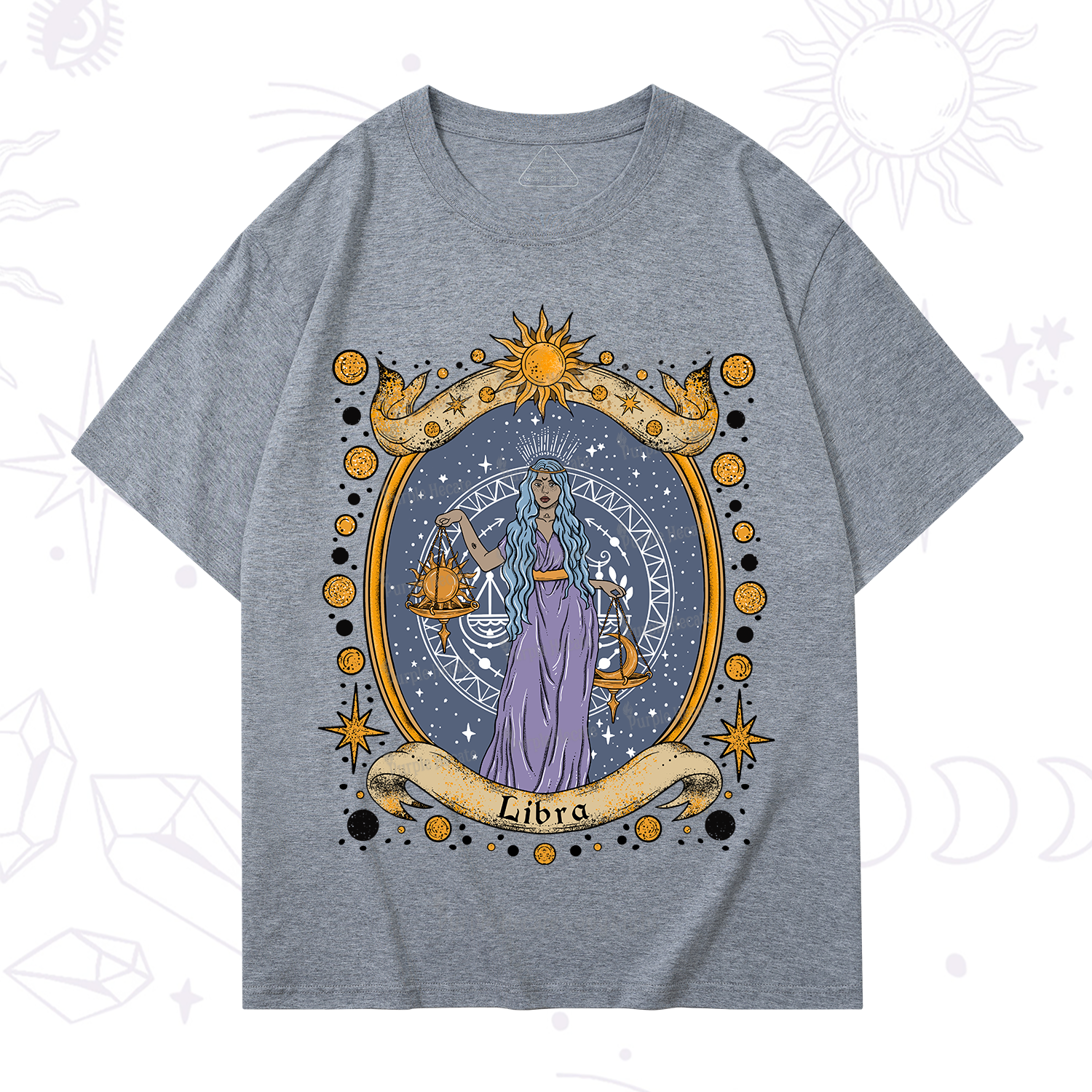 Purplehecate Celestial Libra Zodiac T-Shirt