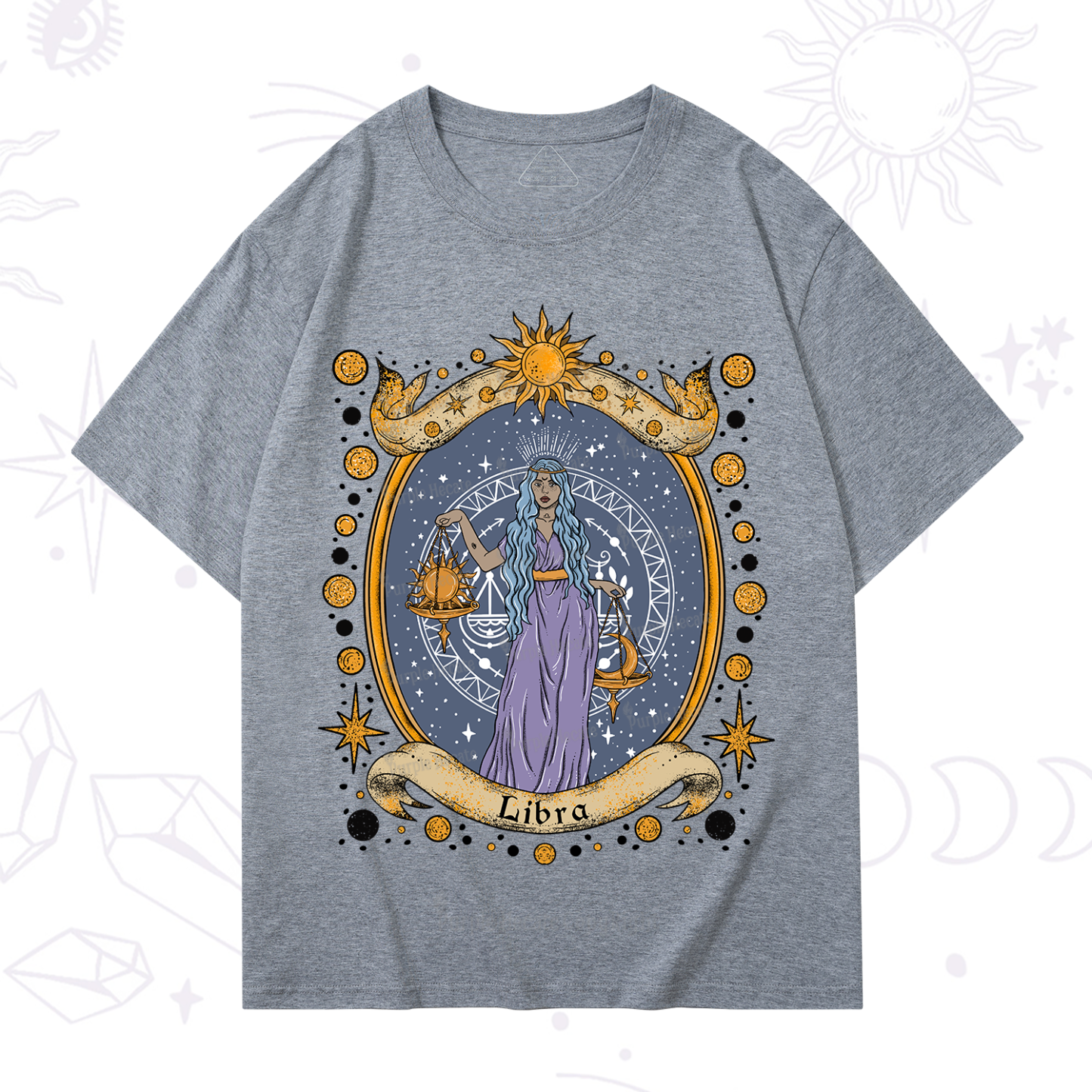 Purplehecate Celestial Libra Zodiac T-Shirt