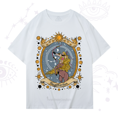 Purplehecate Celestial Sagittarius Zodiac T-Shirt