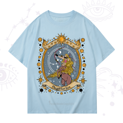 Purplehecate Celestial Sagittarius Zodiac T-Shirt