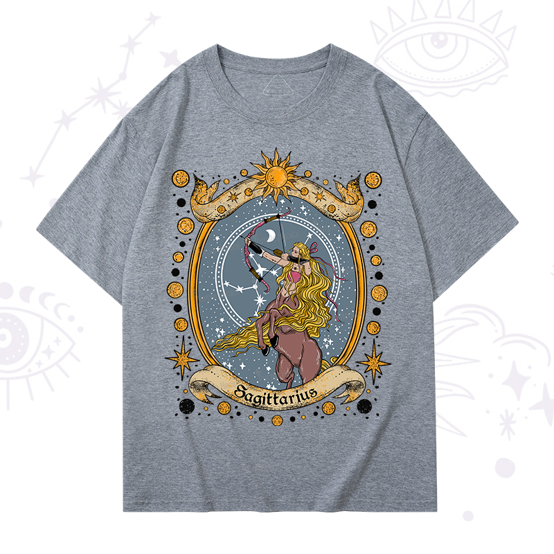 Purplehecate Celestial Sagittarius Zodiac T-Shirt
