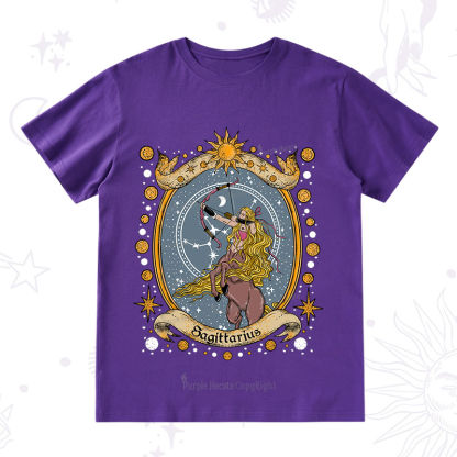 Purplehecate Celestial Sagittarius Zodiac T-Shirt