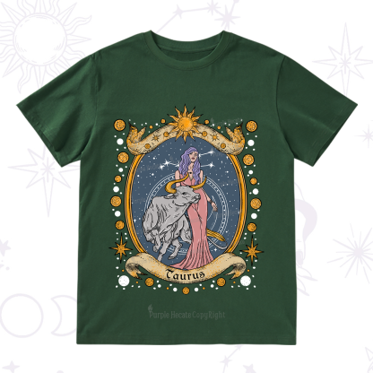 Purplehecate Celestial Taurus Zodiac T-Shirt