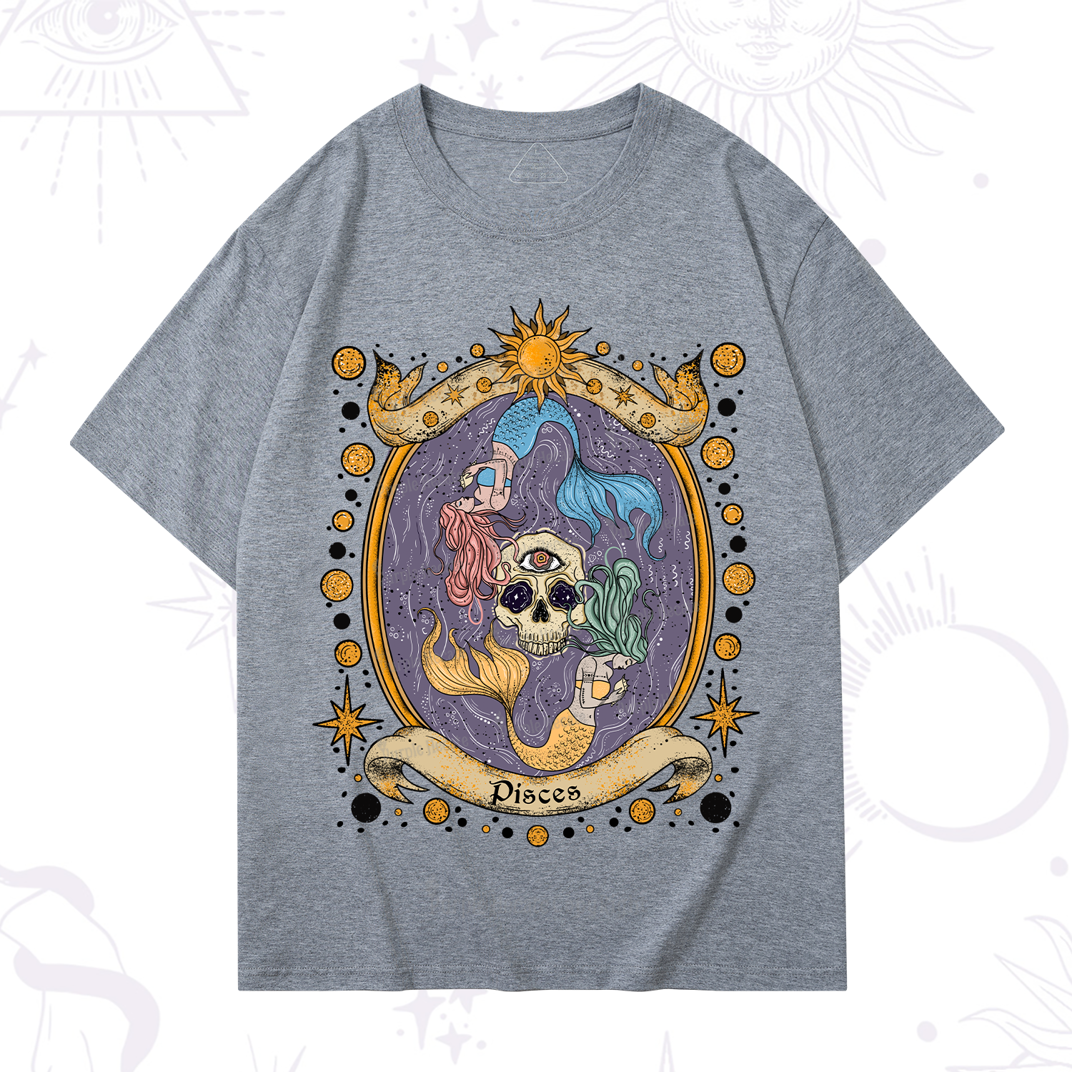 Purplehecate Celestial Pisces Zodiac T-Shirt