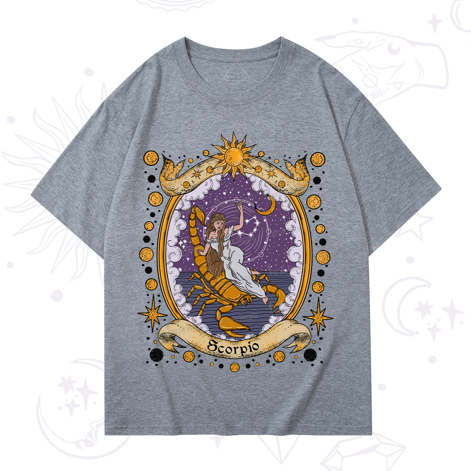 Purplehecate Celestial Scorpio Zodiac T-Shirt