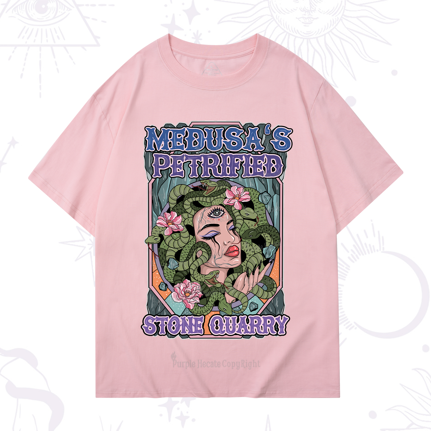 Purplehecate The Gorgon With Snake Hair Medusa T-Shirt