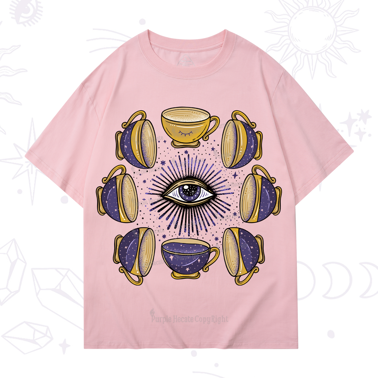 Purplehecate Moon Phase Coffee Lover T-Shirt