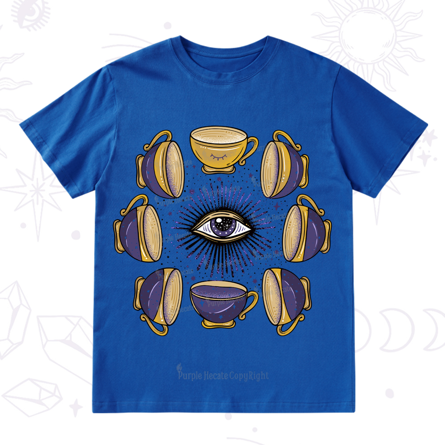 Purplehecate Moon Phase Coffee Lover T-Shirt