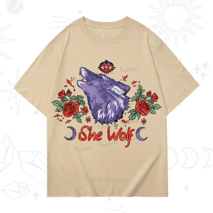 Purplehecate Moon Wolf T-Shirt