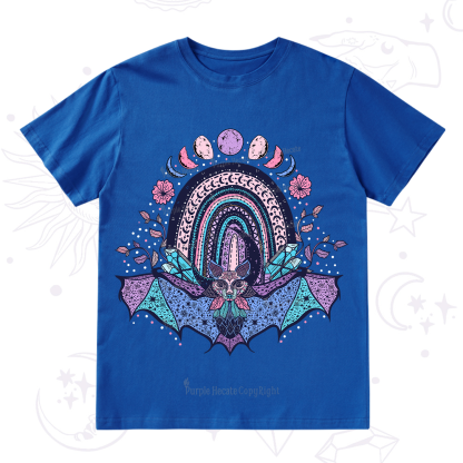 Purplehecate Moon Phase Bat T-Shirt