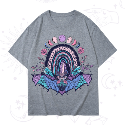 Purplehecate Moon Phase Bat T-Shirt